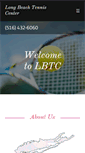 Mobile Screenshot of longbeachtenniscenter.com