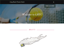 Tablet Screenshot of longbeachtenniscenter.com